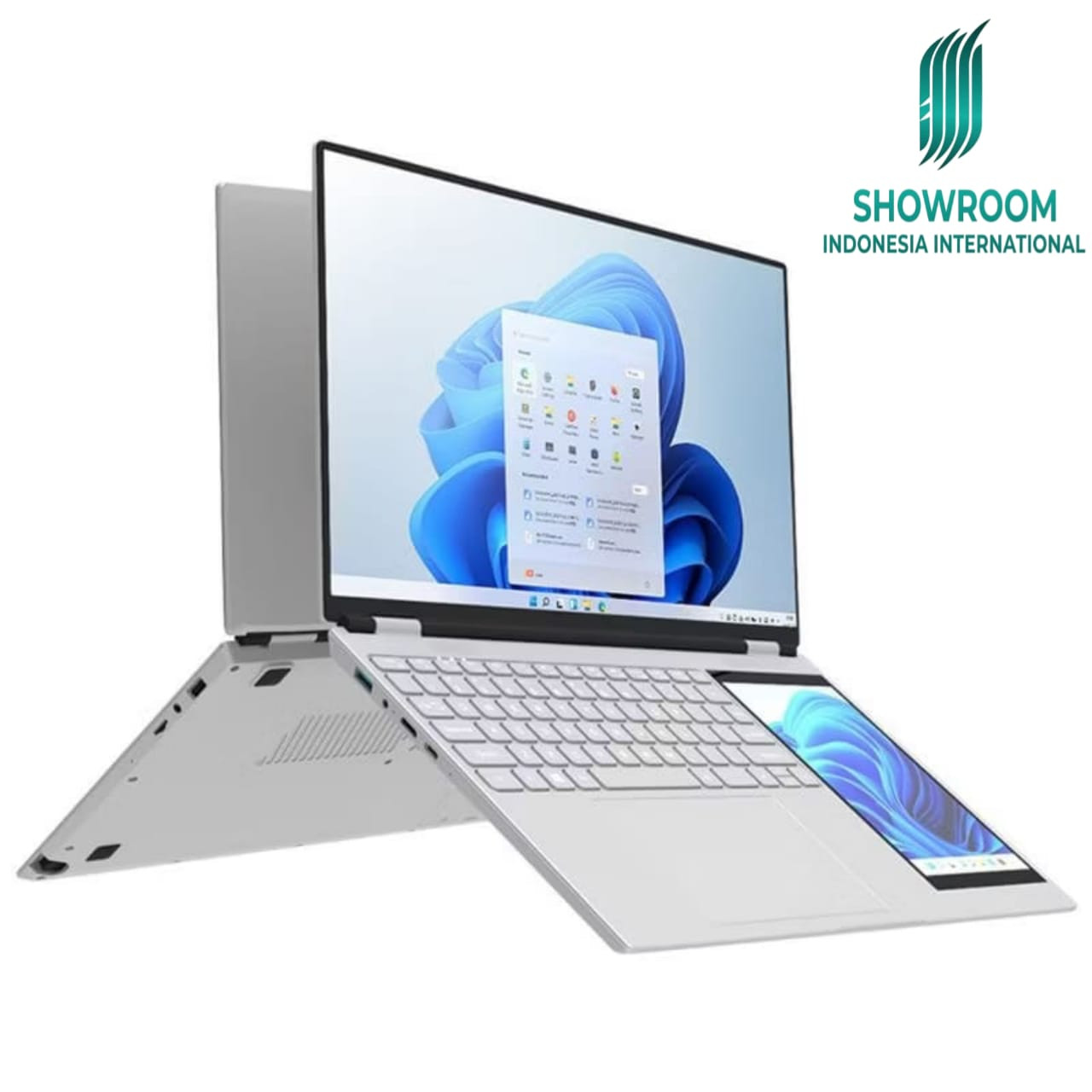 produk Laptop 15,6 INC DUAL SCREEN 15,6+7 TOUCH SCREEN INTEL N95 32GB  RAM 1 TB